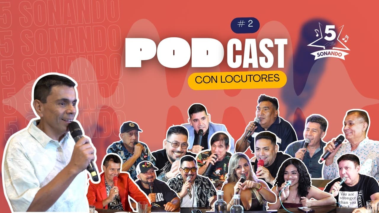 Cinco Sonando reúne a los locutores históricos de la movida tropical paraguaya en un podcast imperdible